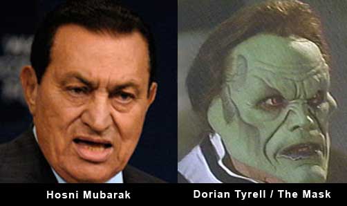 Hosni Mubarak & Dorian Tyrell / The Mask
